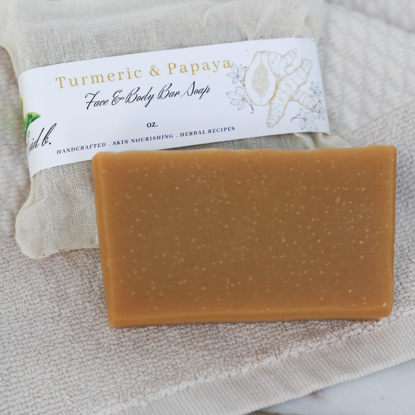 Pre-order: Turmeric & Papaya Soap
