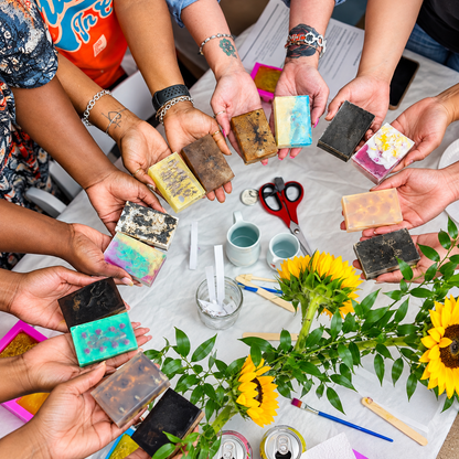 Fall Botanical Soap Making Workshop at Lucky Goat Coffee